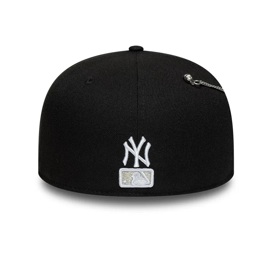 59FIFTY Snow Icon ニューヨーク・ヤンキース クラシックロゴピンズ ブラック