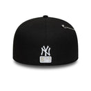 59FIFTY Snow Icon ニューヨーク・ヤンキース クラシックロゴピンズ ブラック
