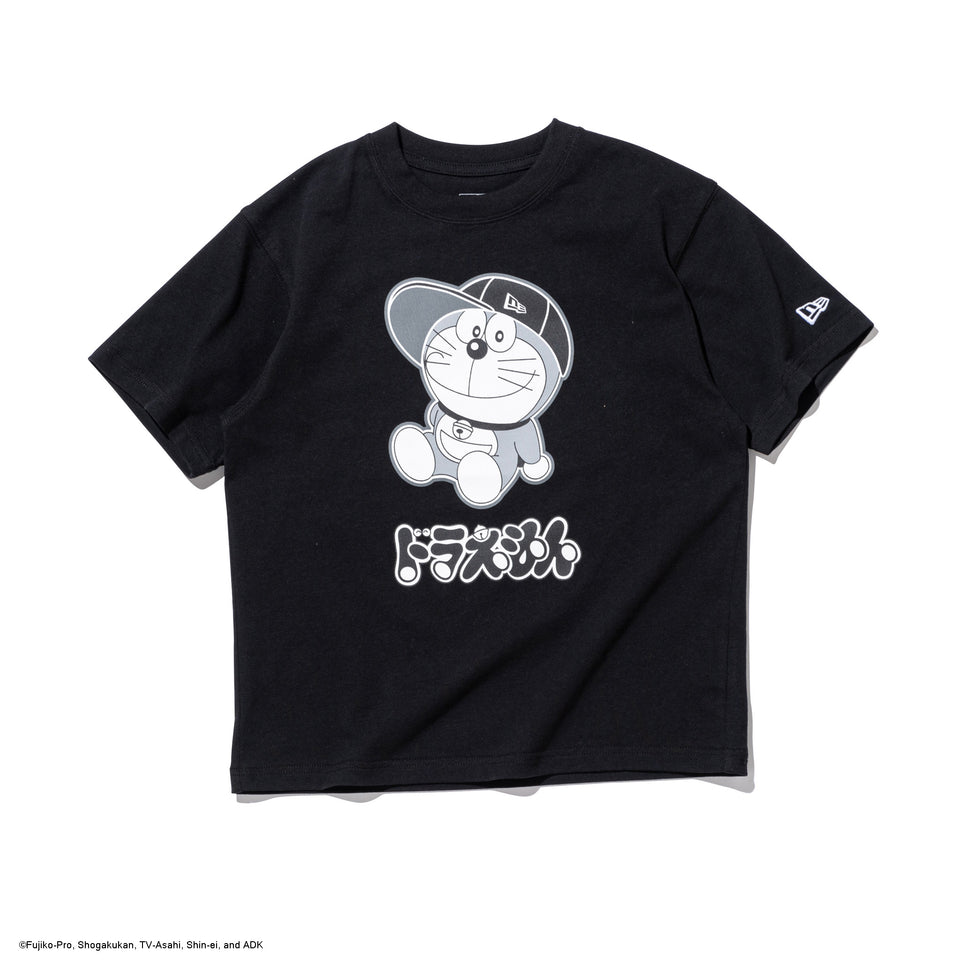超希少！極美品✨ ドラえもん ×ニューエラ コラボ　ロンT 刺繍ロゴ 長袖 XL NEW ERA（ニューエラ） ドラえもん コラボ 半袖Tシャツ オーバーサイズ