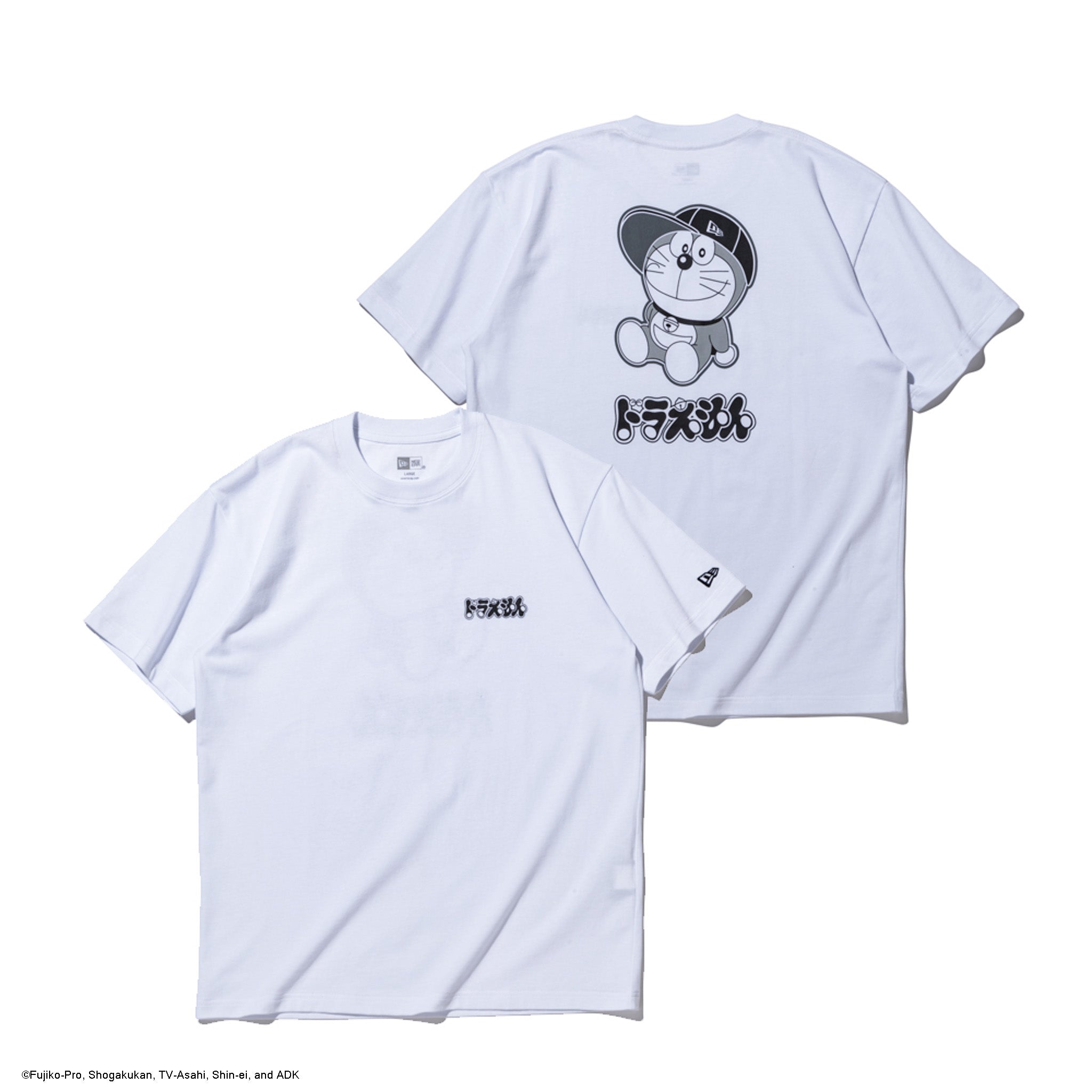 半袖 コットン Tシャツ ドラえもん キャップ ホワイト レギュラー