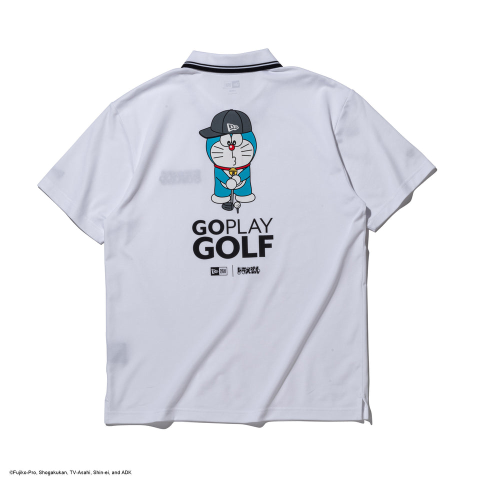 半袖 鹿の子 ポロシャツ ドラえもん GO PLAY GOLF ホワイト | ゴルフ