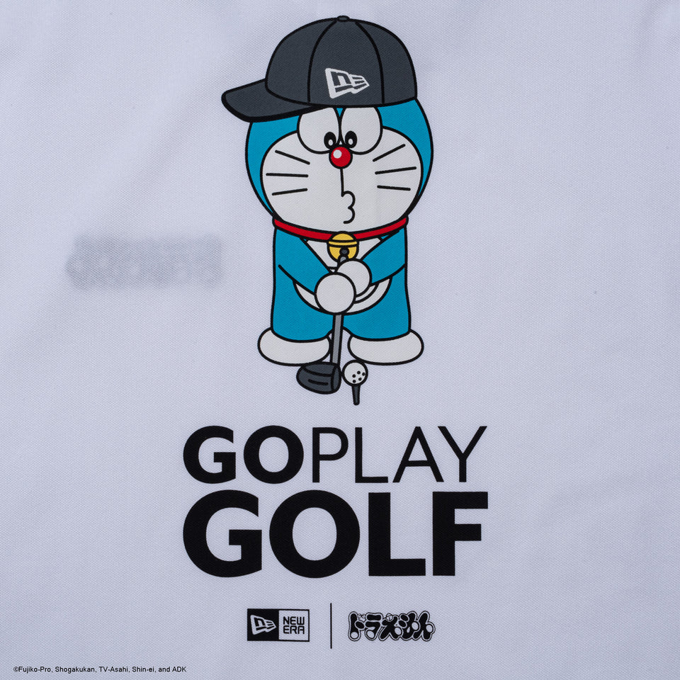 NEW ERA ドラえもん GO PLAY ポロシャツ 半袖 鹿の子 ポロシャツ ドラえもん GO PLAY GOLF ホワイト | ゴルフ