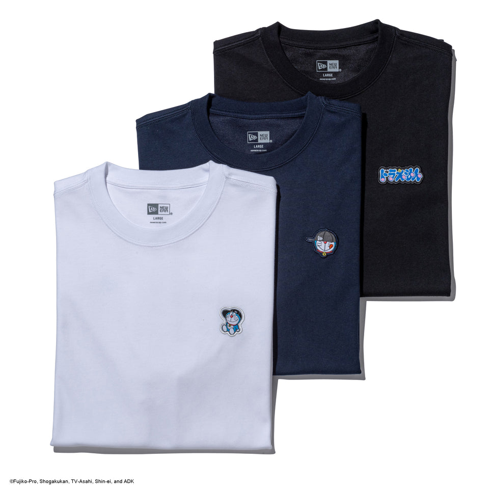 3-Pack 半袖 パフォーマンス Tシャツ ドラえもん ホワイト/ブラック