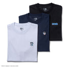 3-Pack 半袖 パフォーマンス Tシャツ ドラえもん ホワイト/ブラック