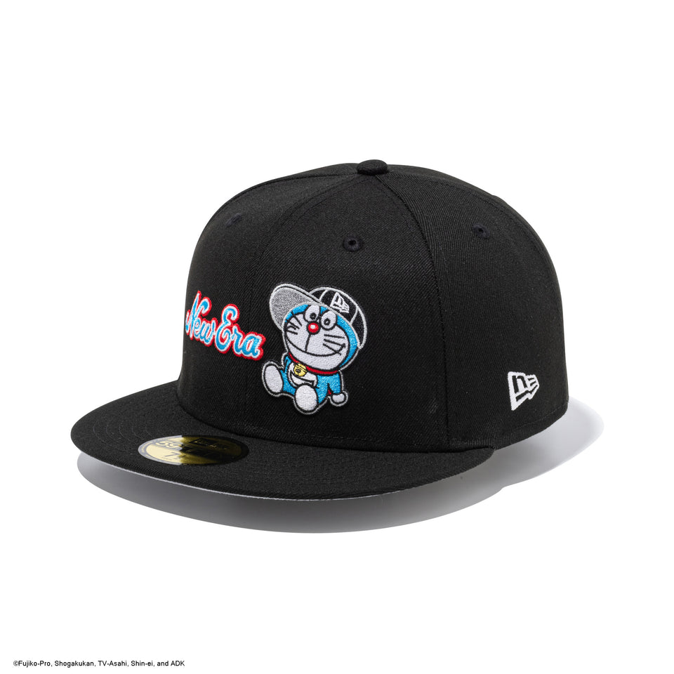 59FIFTY ドラえもん New Era キャップ ブラック × マルチカラー