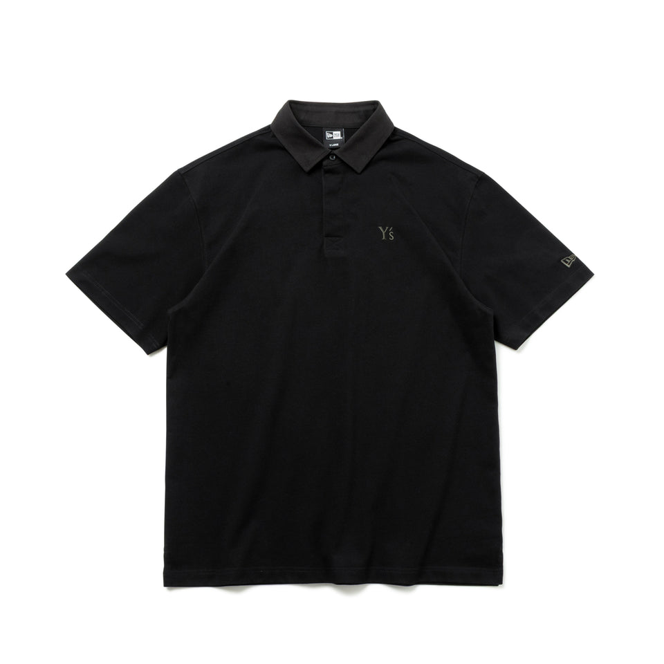 半袖 ポロシャツ Y's SS26 ワードロゴ ブラック | ニューエラ