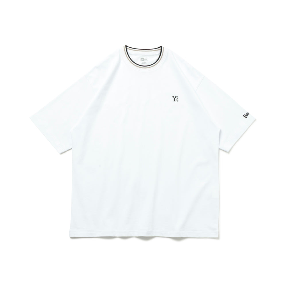 半袖 オーバーサイズド コットン Tシャツ Y's SS26 ネックカラー