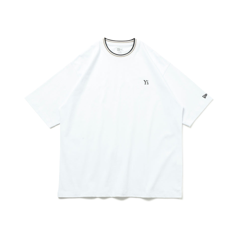 半袖 オーバーサイズド コットン Tシャツ Y's SS26 ネックカラー ホワイト | NEW ERA ニューエラ公式オンラインストア