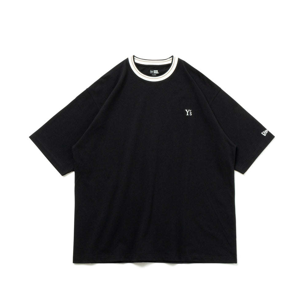 半袖 オーバーサイズド コットン Tシャツ Y's SS26 ネックカラー