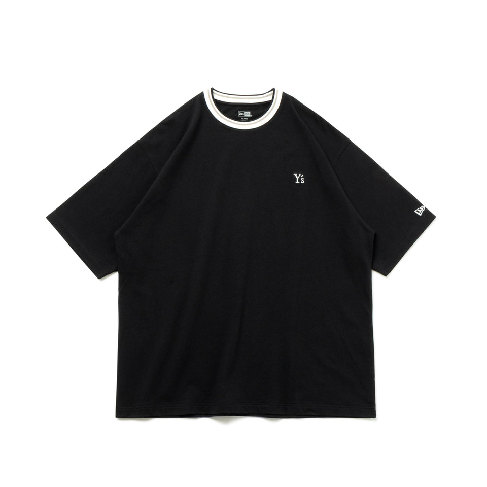 半袖 オーバーサイズド コットン Tシャツ Y's SS26 ネックカラー