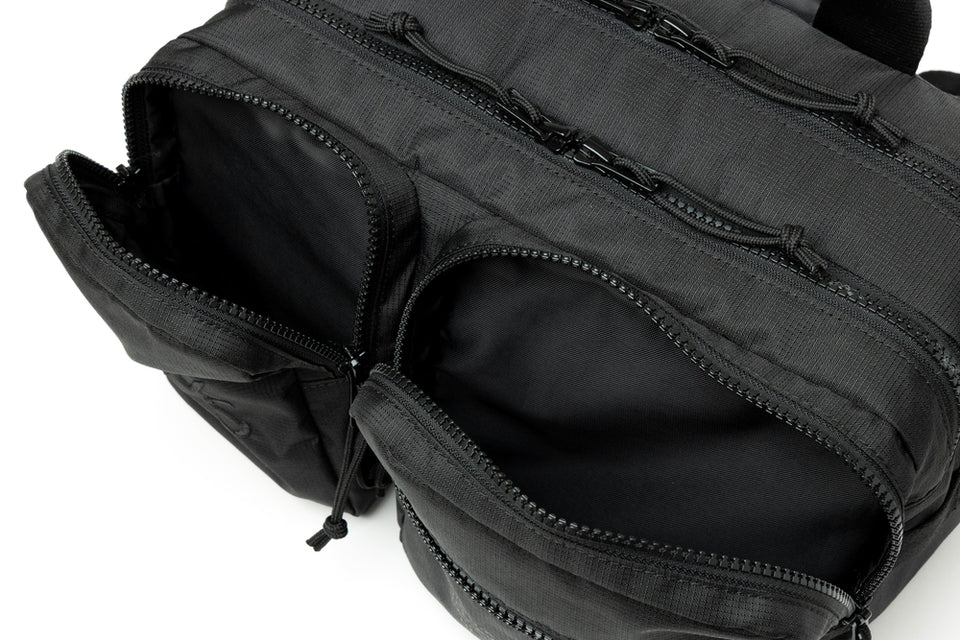 フィールドウエストバッグ 11L Y's SS26 ワードロゴ ブラック