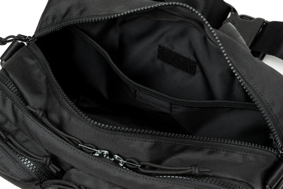 フィールドウエストバッグ 11L Y's SS26 ワードロゴ ブラック フィールドウエストバッグ 11L Y's SS26 ワードロゴ ブラック
