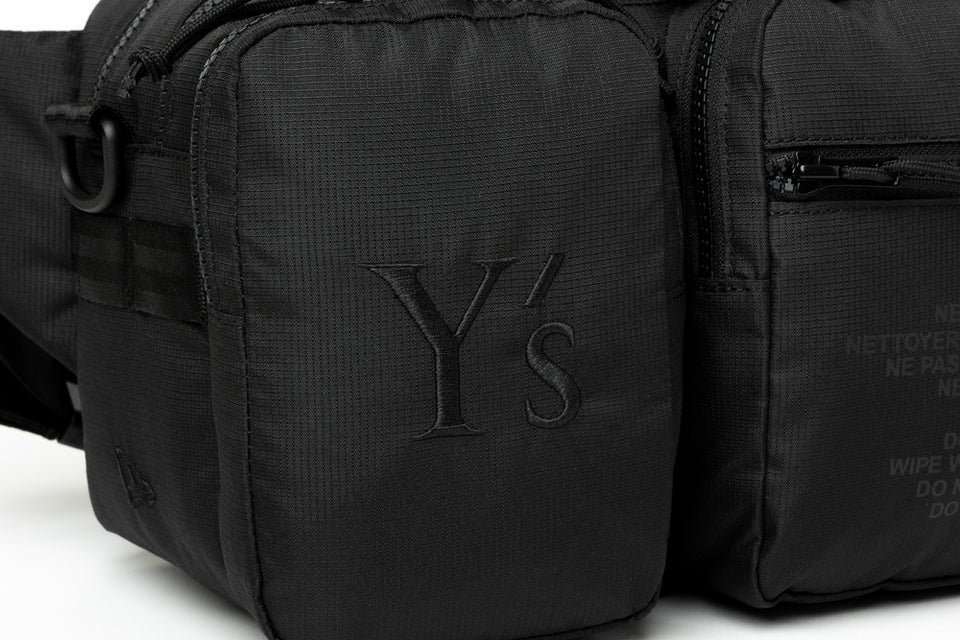 フィールドウエストバッグ 11L Y's SS26 ワードロゴ ブラック
