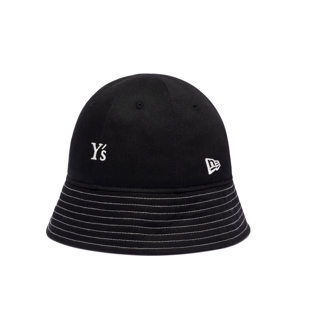 バケット01 セーラーブリム Y's SS26 Stitch Color ブラック