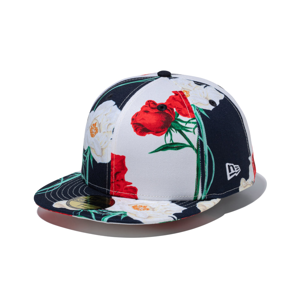 59FIFTY KENZO Mixed Print ホワイト/ネイビー