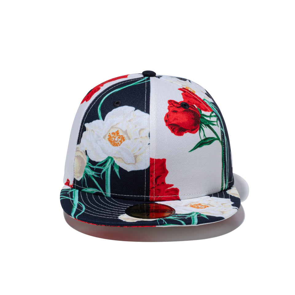 59FIFTY KENZO Mixed Print ホワイト/ネイビー