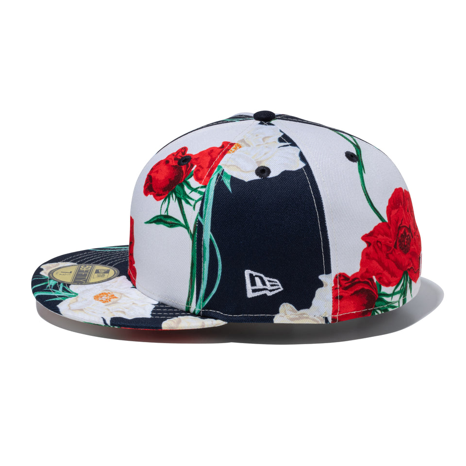 59FIFTY KENZO Mixed Print ホワイト/ネイビー