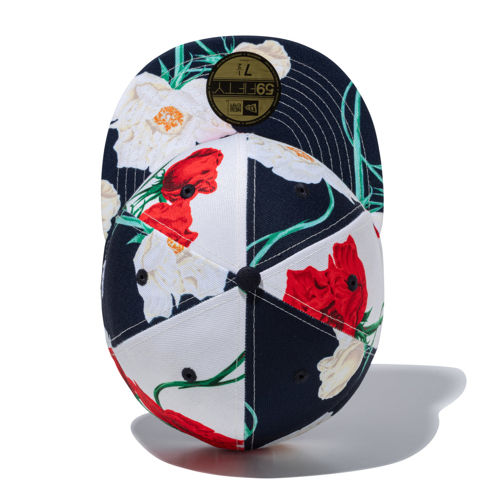 59FIFTY KENZO Mixed Print ホワイト/ネイビー