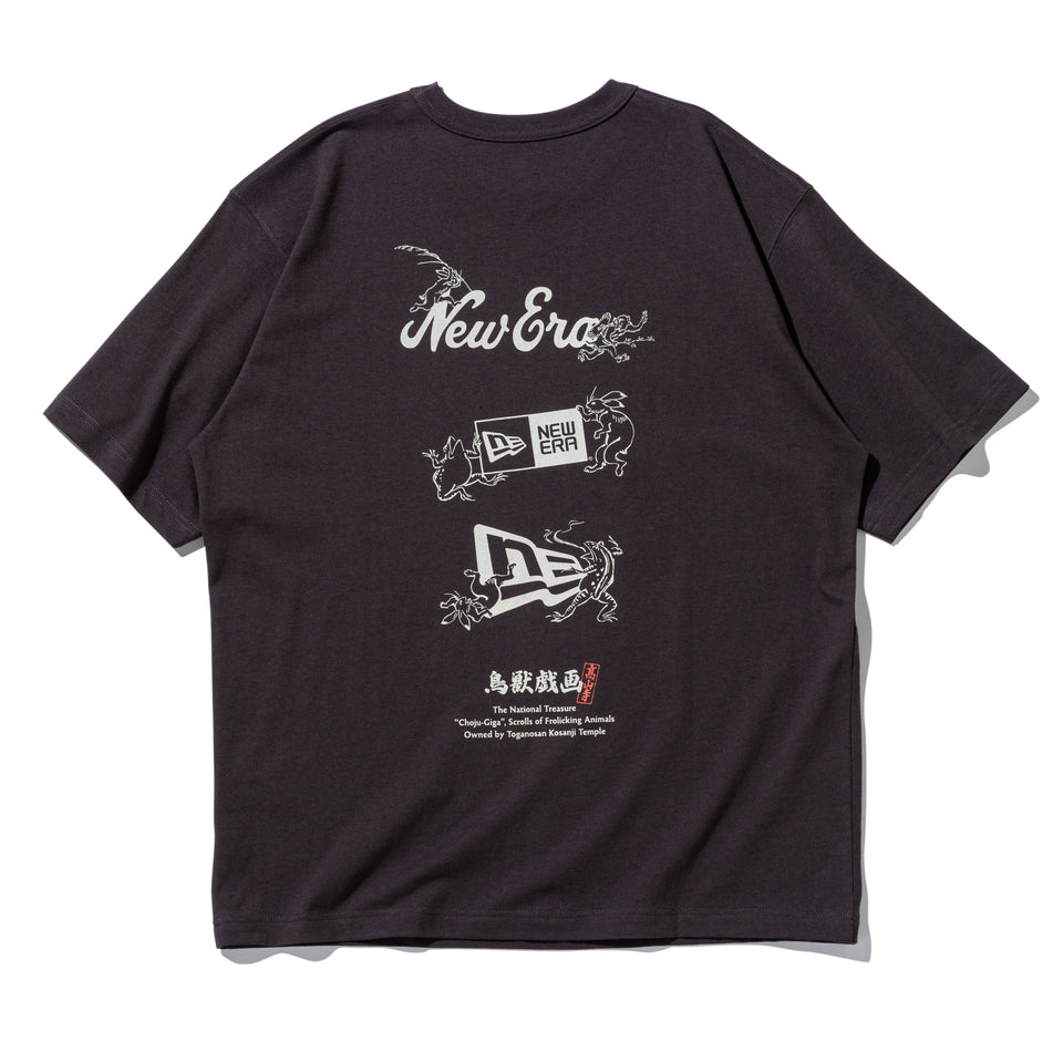 半袖 ウォッシュドコットン Tシャツ 鳥獣戯画 スミクロ | NEW ERA ニューエラ公式オンラインストア