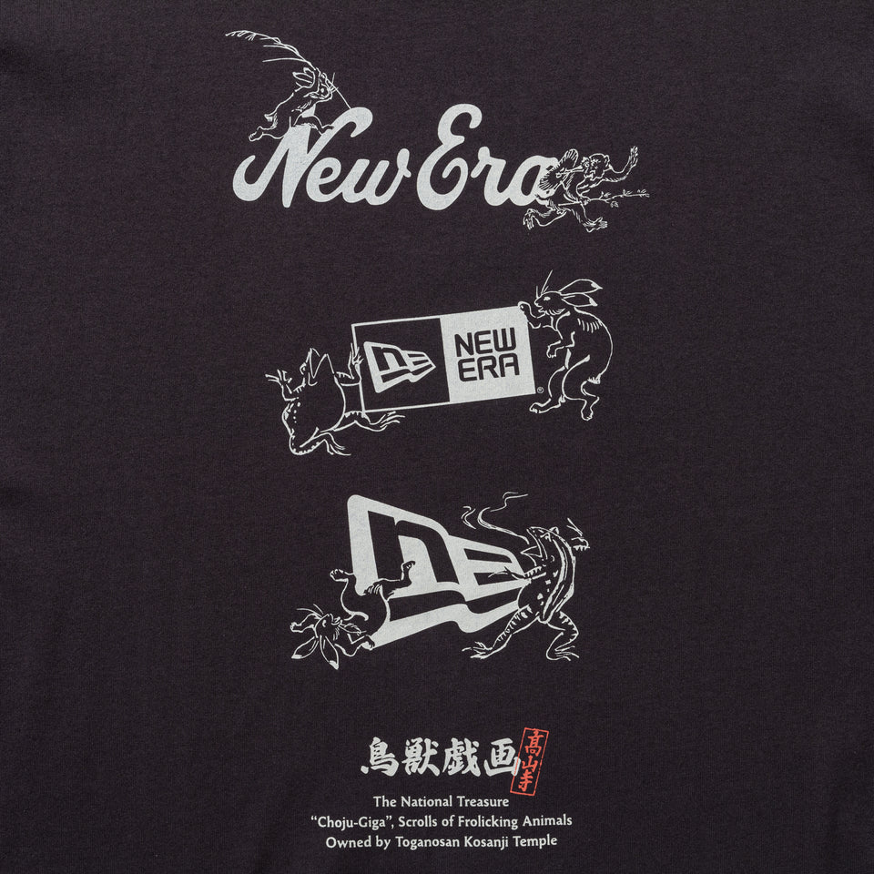 半袖 ウォッシュドコットン Tシャツ 鳥獣戯画 スミクロ | NEW ERA ニューエラ公式オンラインストア