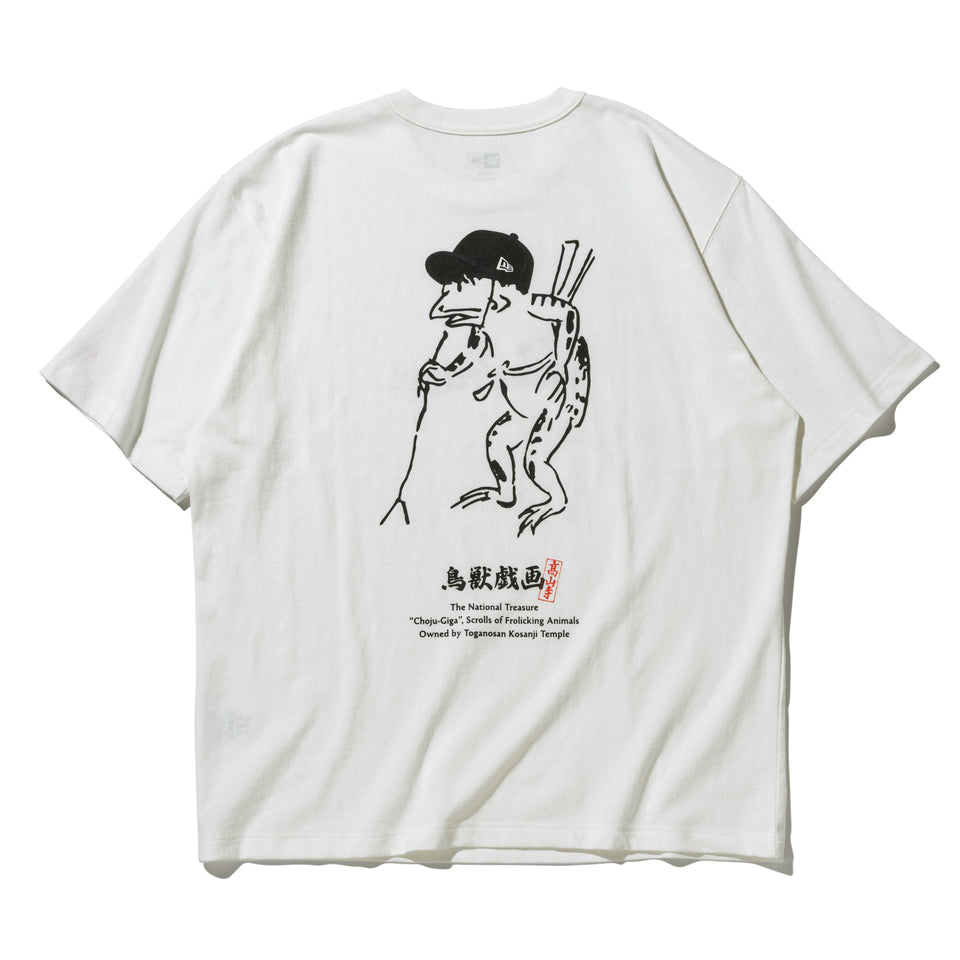 半袖 ウォッシュドコットン Tシャツ 鳥獣戯画 オフホワイト | NEW ERA ニューエラ公式オンラインストア