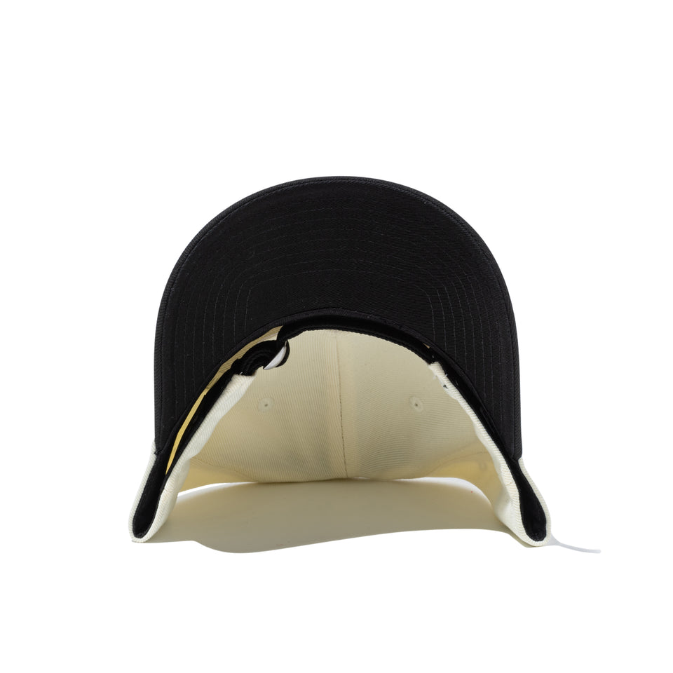 9FORTY 鳥獣戯画 ワードマーク クロームホワイト ブラックバイザー | NEW ERA ニューエラ公式オンラインストア