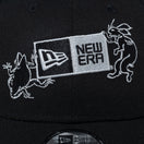 9FORTY 鳥獣戯画 ボックスロゴ ブラック | NEW ERA ニューエラ公式オンラインストア