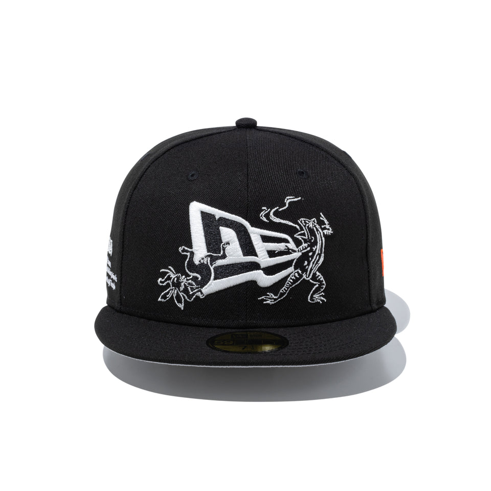 59FIFTY 鳥獣戯画 フラッグロゴ ブラック | ニューエラオンラインストア