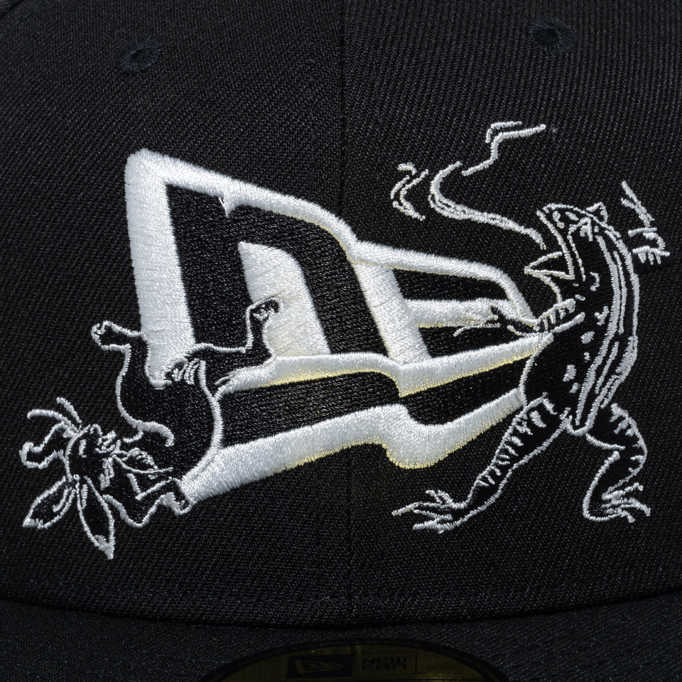 59FIFTY 鳥獣戯画 フラッグロゴ ブラック | NEW ERA ニューエラ公式オンラインストア