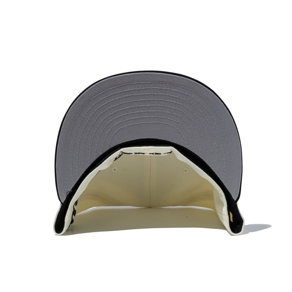 59FIFTY 鳥獣戯画 New Era クロームホワイト ブラックバイザー