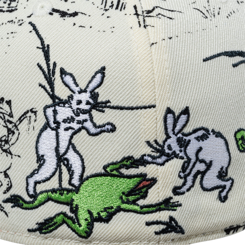59FIFTY 鳥獣戯画 オールオーバー クロームホワイト | NEW ERA ニューエラ公式オンラインストア