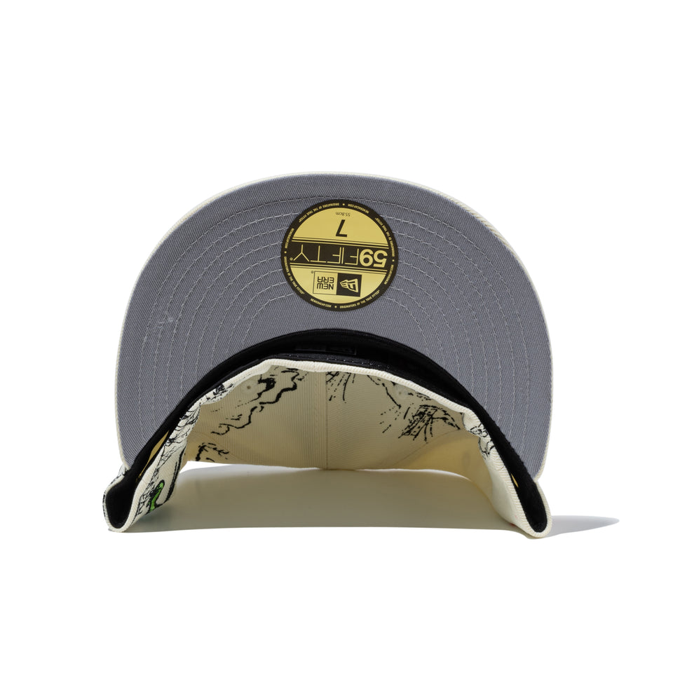 59FIFTY 鳥獣戯画 オールオーバー クロームホワイト | ニューエラ