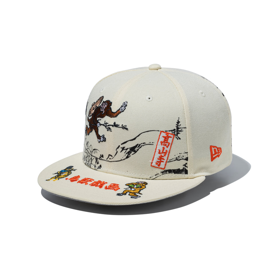 ニューエラ 59FIFTY 鳥獣戯画 オールオーバー クロームホワイト 71/2 59FIFTY 鳥獣戯画 オールオーバー クロームホワイト | ニューエラ