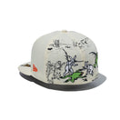 59FIFTY 鳥獣戯画 オールオーバー クロームホワイト | NEW ERA ニューエラ公式オンラインストア