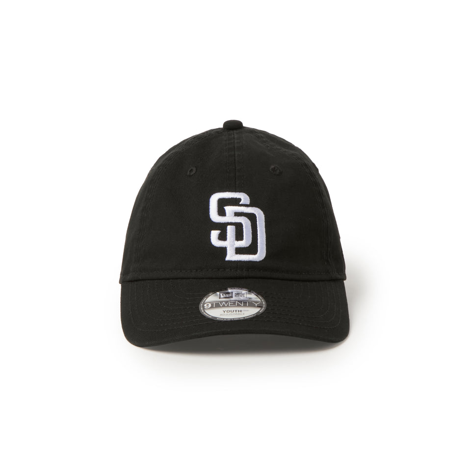 キッズ Youth 9FIFTY ウォッシュドコットン サンディエゴ・パドレス ブラック/ホワイト | NEW ERA ニューエラ公式オンラインストア