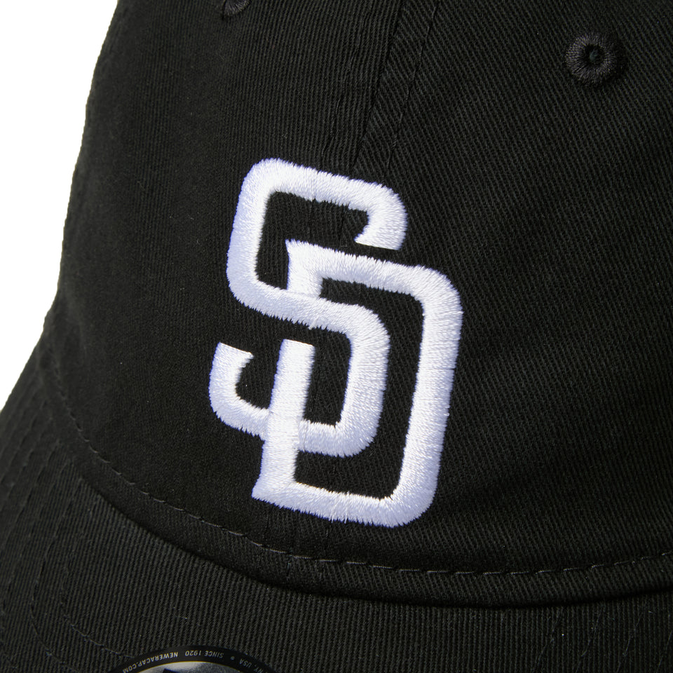 キッズ Youth 9FIFTY ウォッシュドコットン サンディエゴ・パドレス ブラック/ホワイト | NEW ERA ニューエラ公式オンラインストア