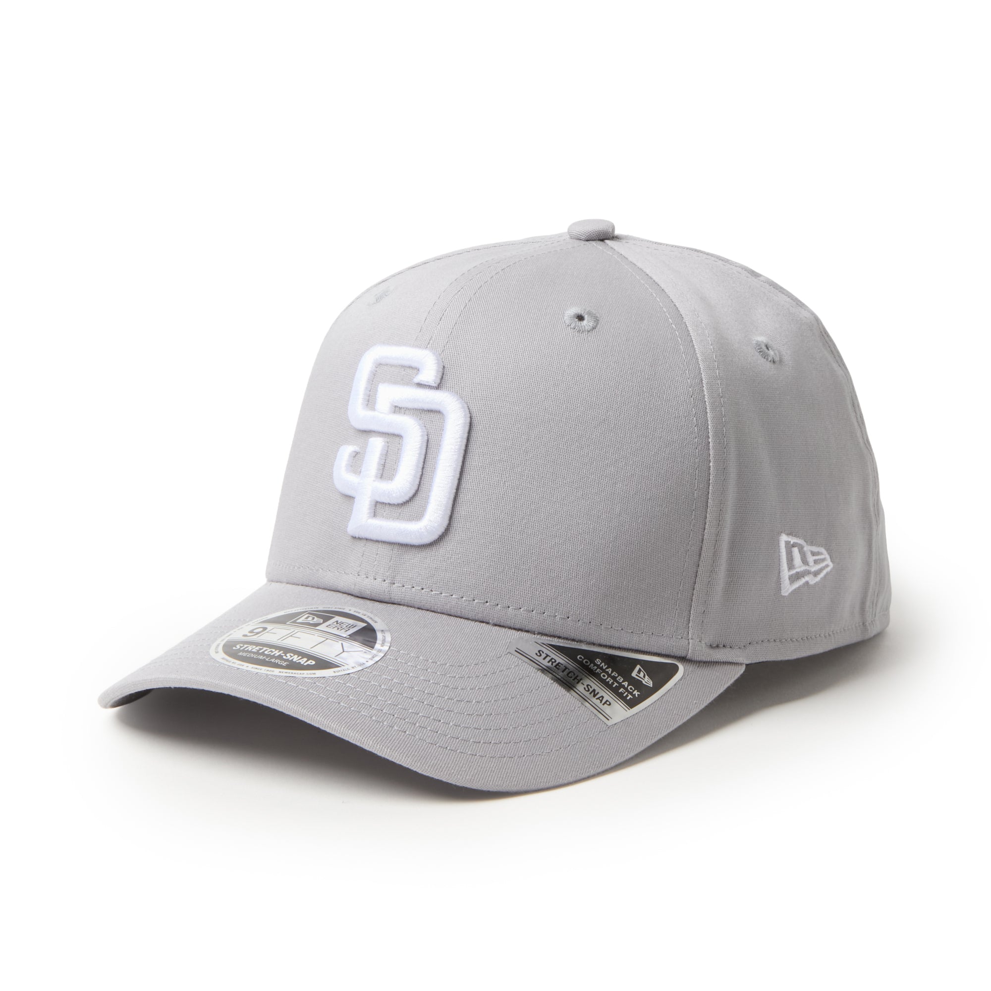 9FIFTY ストレッチスナップ サンディエゴ・パドレス グレー/ホワイト