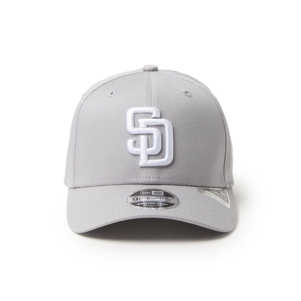 9FIFTY ストレッチスナップ サンディエゴ・パドレス グレー/ホワイト | NEW ERA ニューエラ公式オンラインストア