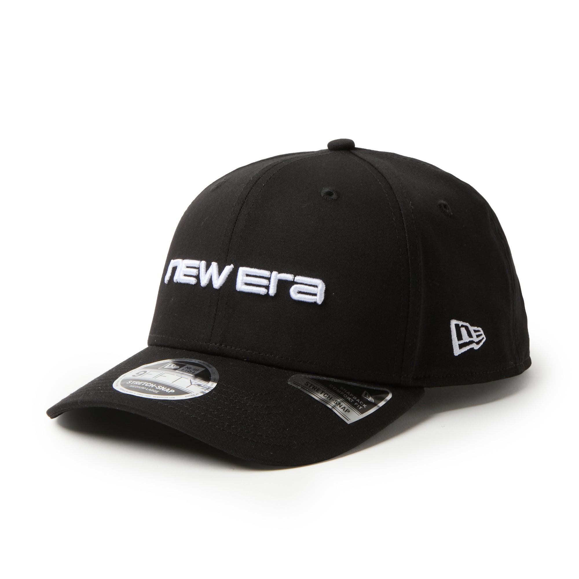 9FIFTY リニアロゴ ストレッチスナップ ブラック/ホワイト