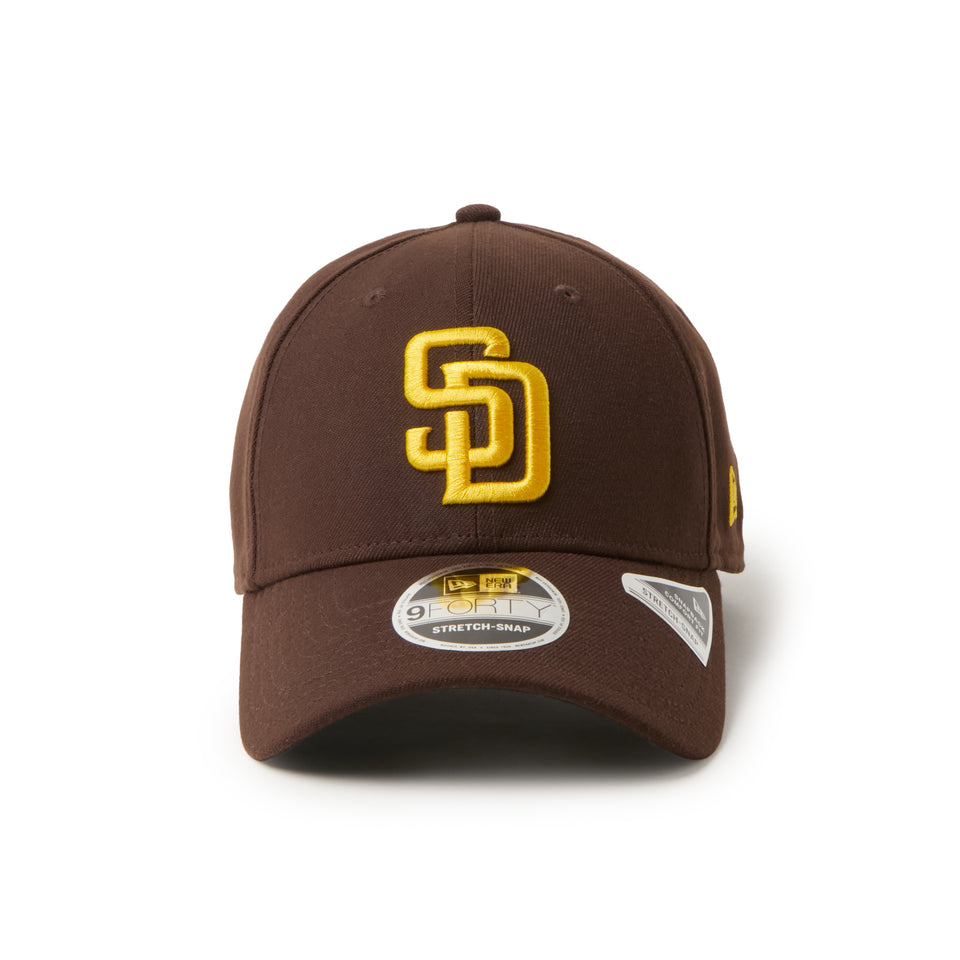 9FORTY ストレッチスナップ サンディエゴ・パドレス バーントウッド/マニラ | NEW ERA ニューエラ公式オンラインストア