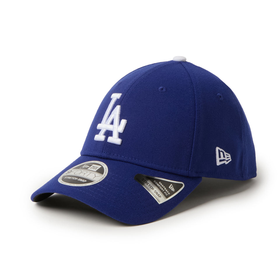 New Era MLB ストレッチスナップキャップ ロイヤル　ドジャース 9FORTY ストレッチスナップ ロサンゼルス・ドジャース ダークロイヤル