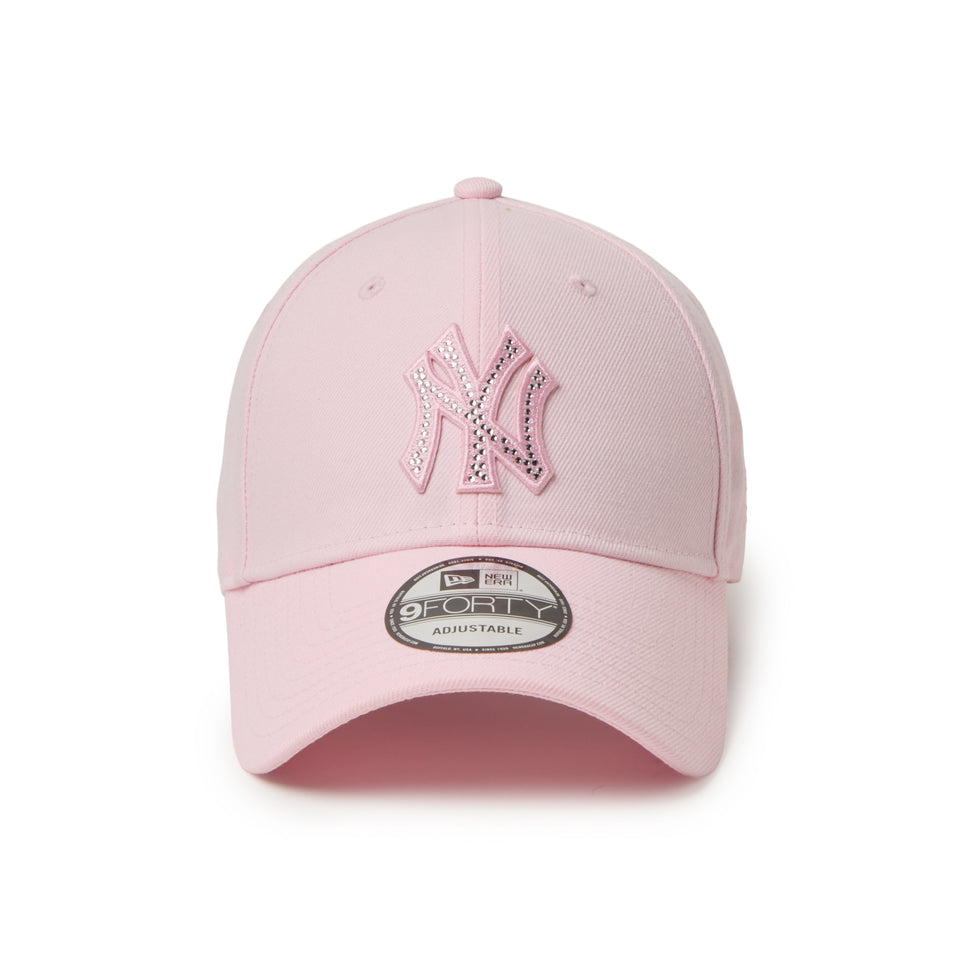 9FORTY Rhinestone ラインストーン ニューヨーク・ヤンキース ピンク