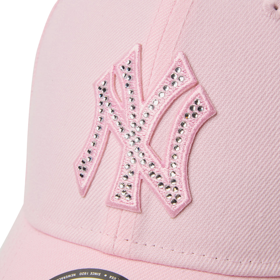NEWERA ラインストーン ヤンキース ニューエラ ピンク 9FORTY Rhinestone ラインストーン ニューヨーク・ヤンキース ピンク
