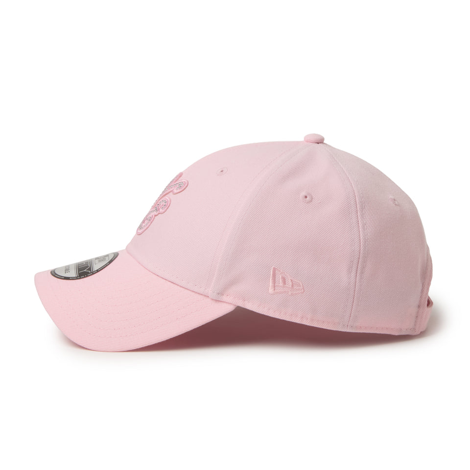 9FORTY Rhinestone ラインストーン クラシックロゴ ピンク