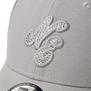 9FORTY Rhinestone ラインストーン クラシックロゴ グレー