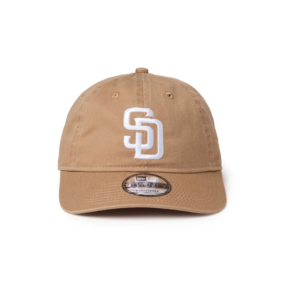 9TWENTY ウォッシュドコットン サンディエゴ・パドレス カーキ/ホワイト | NEW ERA ニューエラ公式オンラインストア