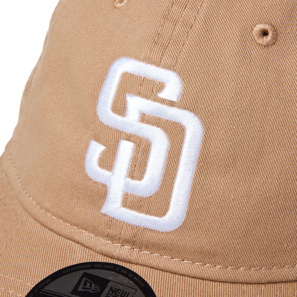 9TWENTY ウォッシュドコットン サンディエゴ・パドレス カーキ/ホワイト | NEW ERA ニューエラ公式オンラインストア