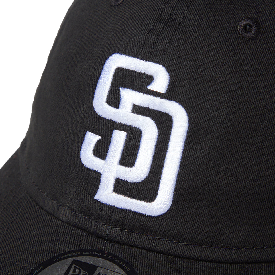 9TWENTY ウォッシュドコットン サンディエゴ・パドレス ブラック/ホワイト | NEW ERA ニューエラ公式オンラインストア