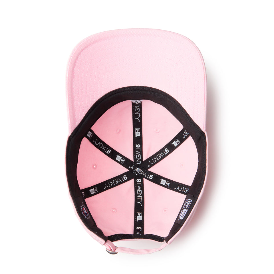 9TWENTY ウォッシュドコットン Mini Logo ニューヨーク・ヤンキース ピンク/ホワイト | NEW ERA ニューエラ公式オンラインストア