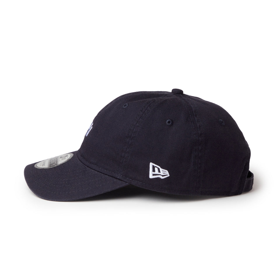 9TWENTY ウォッシュドコットン Mini Logo ニューヨーク・ヤンキース ネイビー/ホワイト | NEW ERA ニューエラ公式オンラインストア